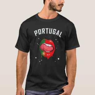 Portugisiska fotbollsförbundet Portugals Fläkt T Shirt