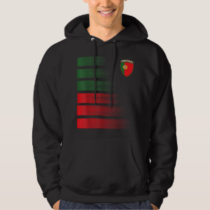 Portugisiska fotbollsfotbollen Jersey Portugal Hoodie