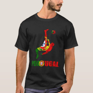 Portugisiska fotbollsspelaren Portugals Futebol T Shirt