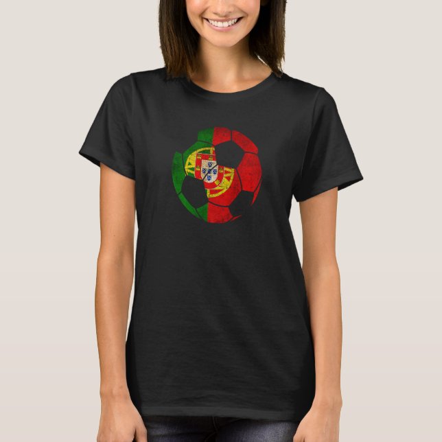 Portugisiska fotbollsspeldagen 2022 Sports ev T Shirt (Framsida)