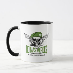 Portugisiska Grönten Beret Skull Paratrooper Mugg