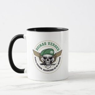 Portugisiska Grönten Beret Skull Paratrooper Mugg
