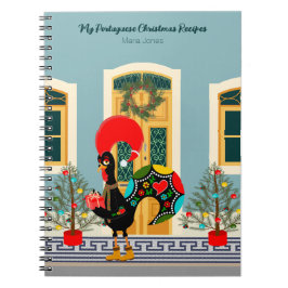 Portugisiska julhus med Tupp Anteckningsbok
