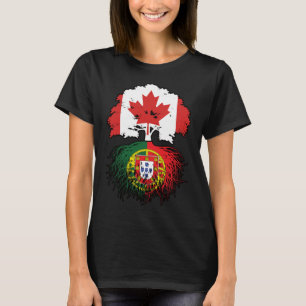 Portugisiska kanadensiska kanadensiska Träd-rötter T Shirt