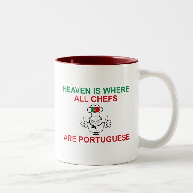 Portugisiska kockar Två-Tonad mugg (Höger)