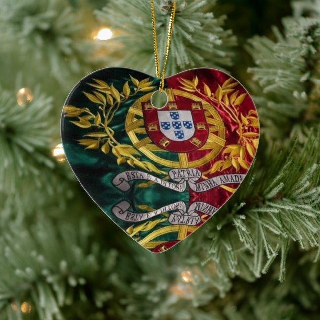 Portugisiska konstruktioner av keramisk prydnadsfö julgransprydnad keramik (Träd)