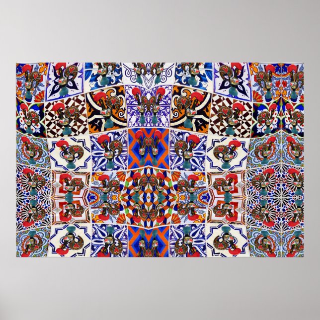 Portugisiska kulturmönster poster (Framsidan)