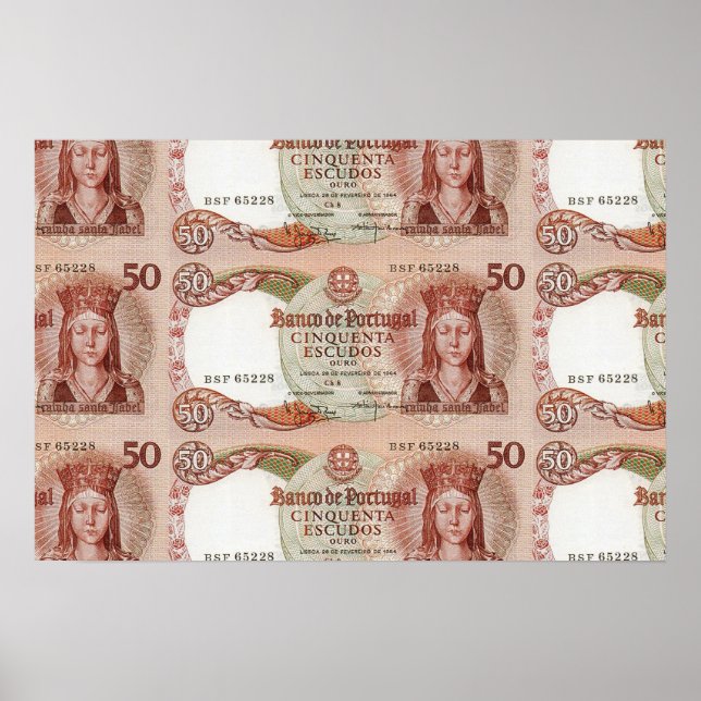 Portugisiska kulturmönster Poster (Framsidan)