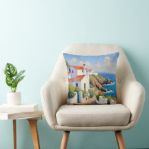Portugisiska kustbyn Pillow