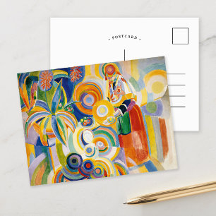 Portugisiska kvinnan Robert Delaunay Vykort
