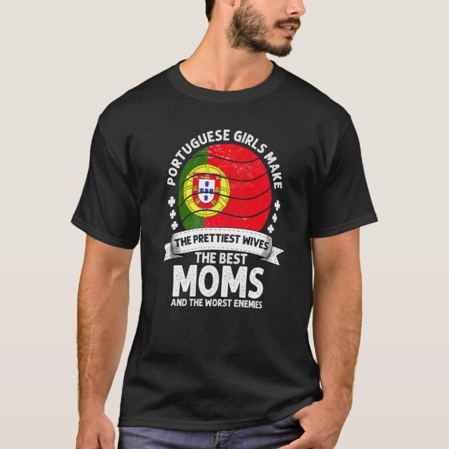 Portugisiska Mamma Mors dag-Mamma T Shirt (Framsida)