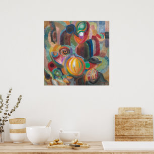 Portugisiska marknaden   Sonia Delaunay-Terk   Poster