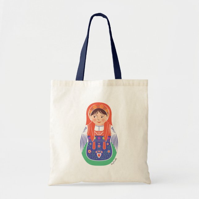 Portugisiska Matryoshka Bag Tygkasse (Framsidan)