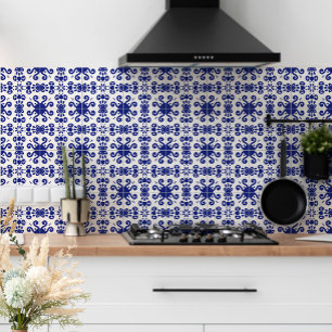 Portugisiska Medelhavsflottan Blue White Azulejo Kakelplatta