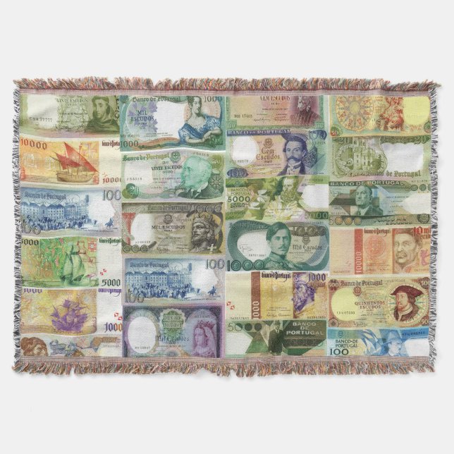 Portugisiska mönster filt (Framsidan)