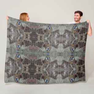 Portugisiska mönster fleecefilt