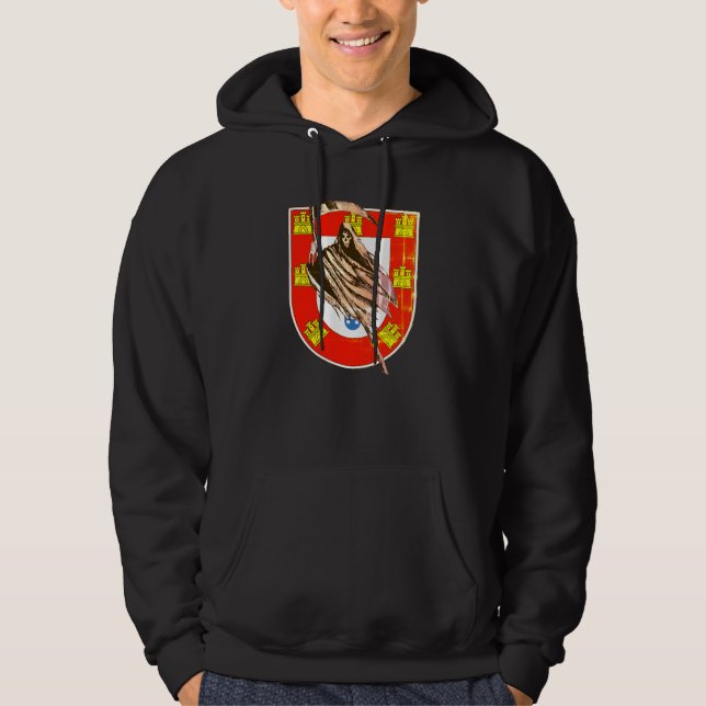 Portugisiska mönster hoodie (Framsida)