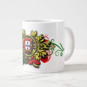 Portugisiska mönster jumbo mugg