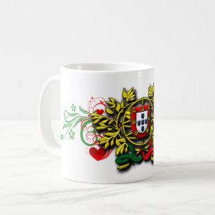 Portugisiska mönster kaffemugg