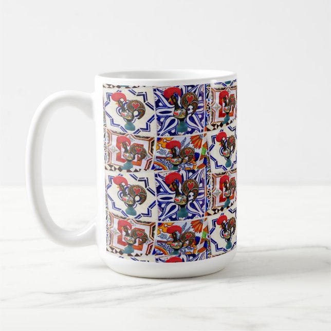 Portugisiska mönster kaffemugg (Vänster)