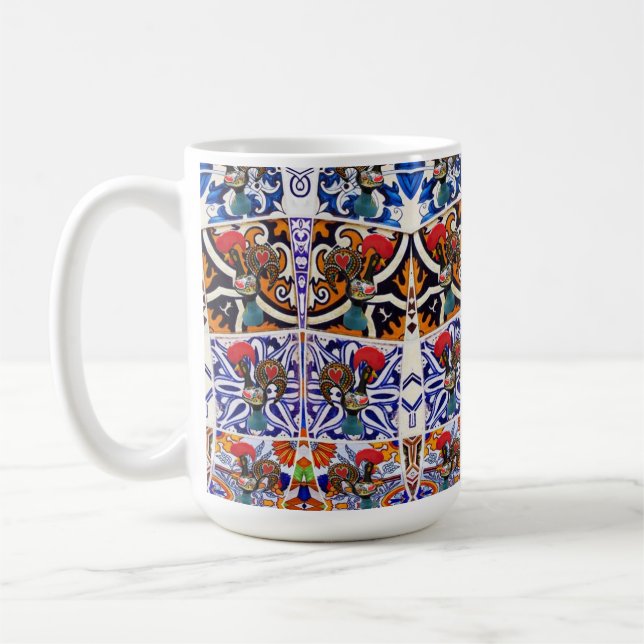 Portugisiska mönster kaffemugg (Vänster)