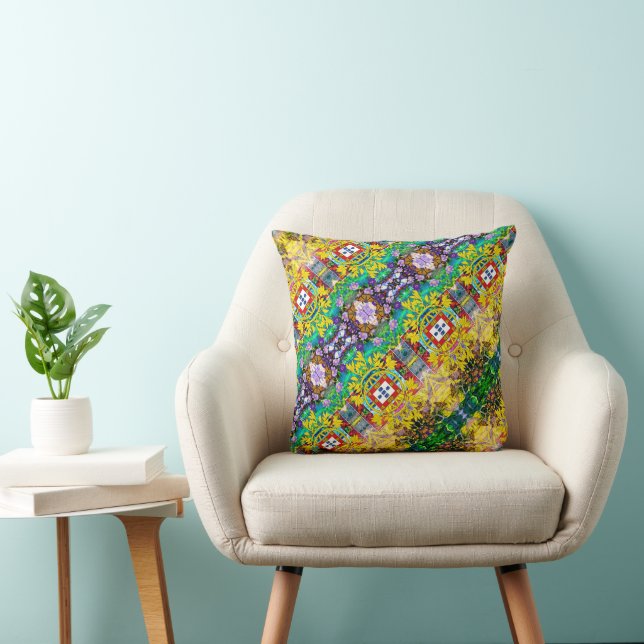 Portugisiska mönster kudde (Stol)