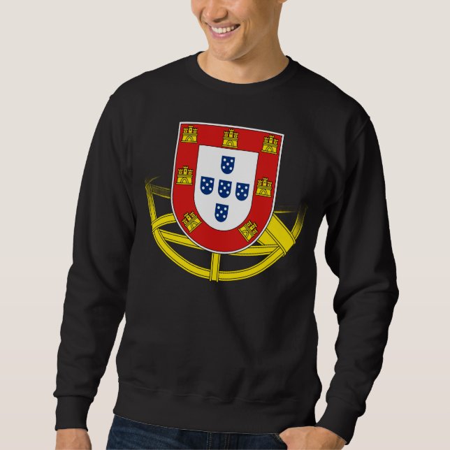 Portugisiska mönster lång ärmad tröja (Framsida)