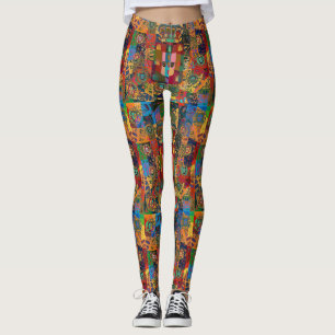 Portugisiska mönster leggings