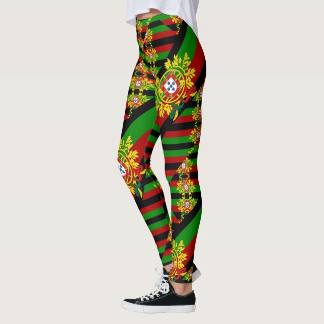 Portugisiska mönster leggings (Vänster)