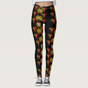 Portugisiska mönster leggings