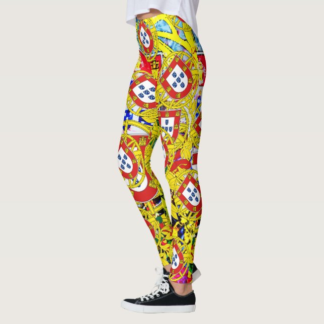 Portugisiska mönster leggings (Vänster)