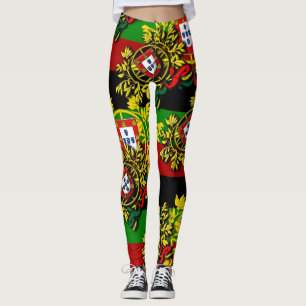 Portugisiska mönster leggings