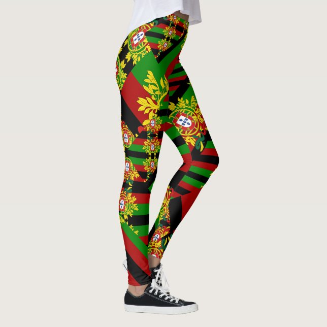 Portugisiska mönster leggings (Höger)