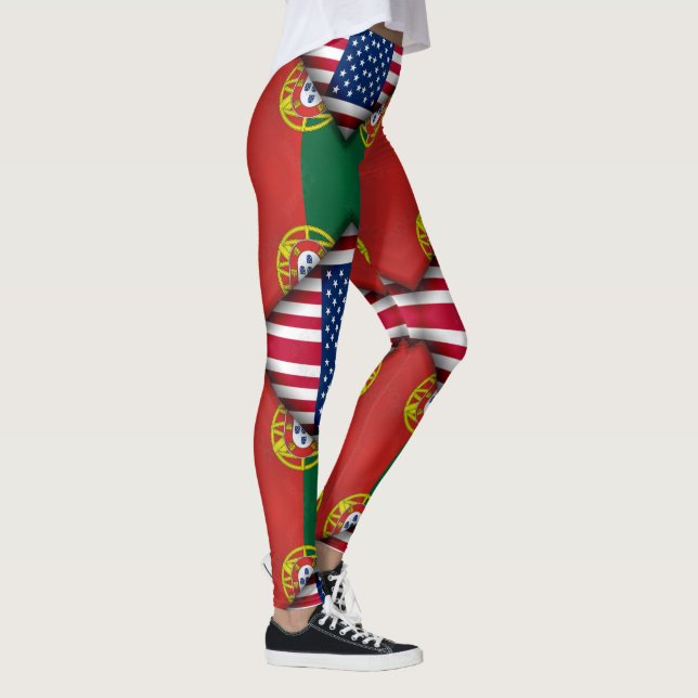 Portugisiska mönster leggings (Höger)
