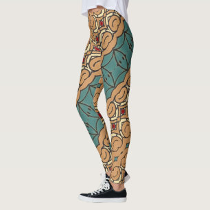 Portugisiska mönster leggings
