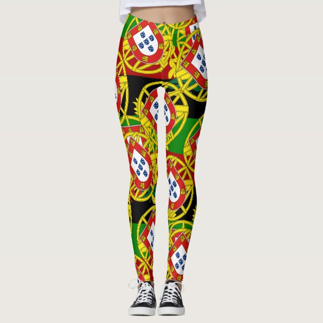 Portugisiska mönster leggings (Framsida)