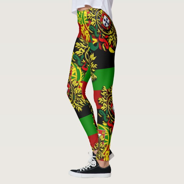 Portugisiska mönster leggings (Vänster)