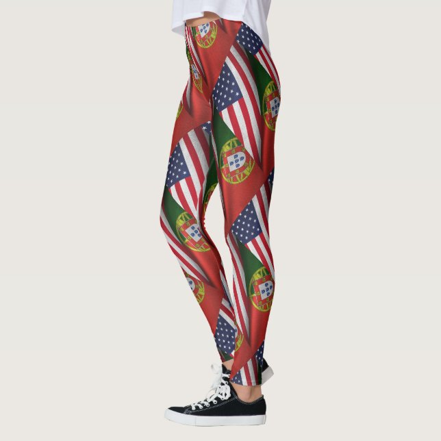 Portugisiska mönster leggings (Vänster)