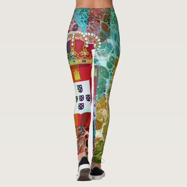 Portugisiska mönster leggings (Baksida)