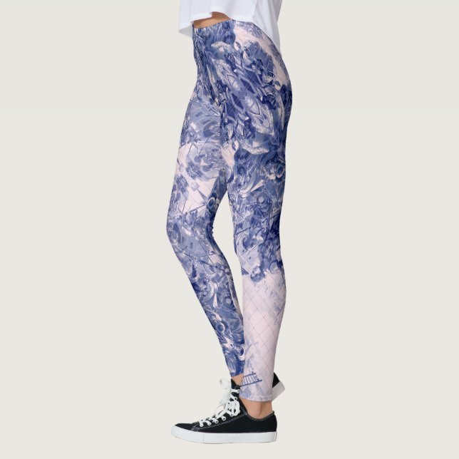 Portugisiska mönster leggings (Vänster)