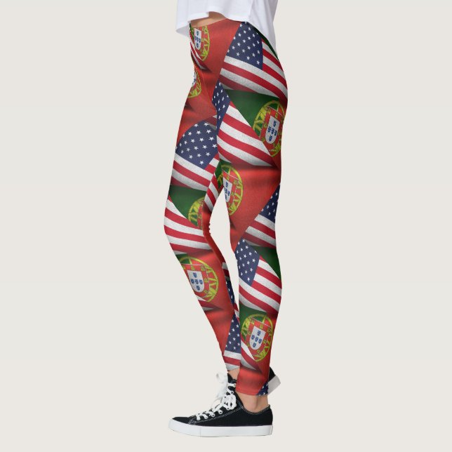 Portugisiska mönster leggings (Vänster)