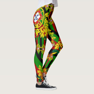 Portugisiska mönster leggings
