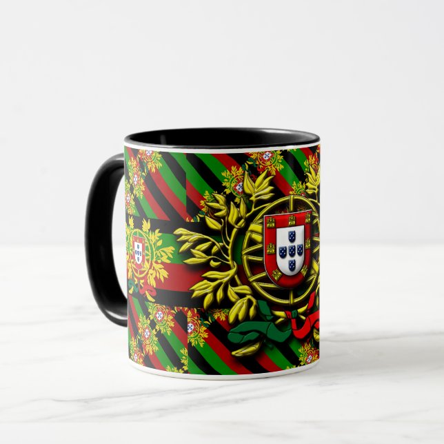 Portugisiska mönster mugg (Framsida vänster)