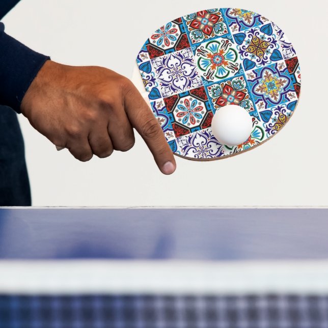 Portugisiska mönster pingisracket (Insitu)