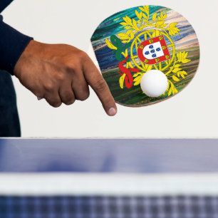 Portugisiska mönster pingisracket