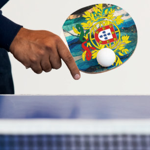 Portugisiska mönster pingisracket
