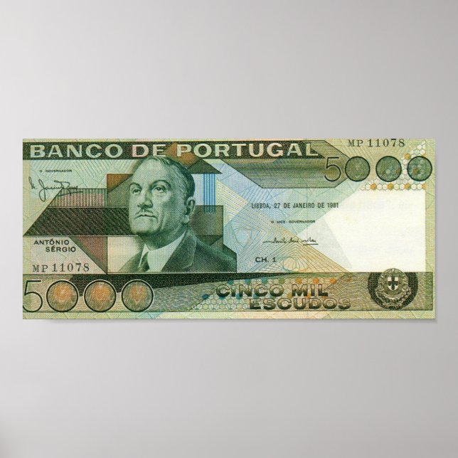 Portugisiska mönster poster (Framsidan)