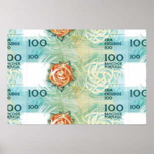 Portugisiska mönster poster