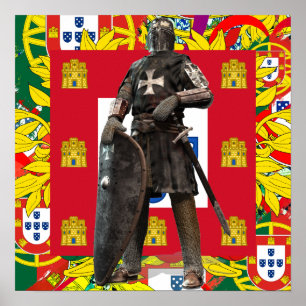 Portugisiska mönster poster