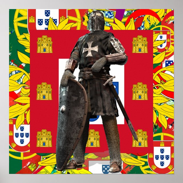 Portugisiska mönster poster (Framsidan)